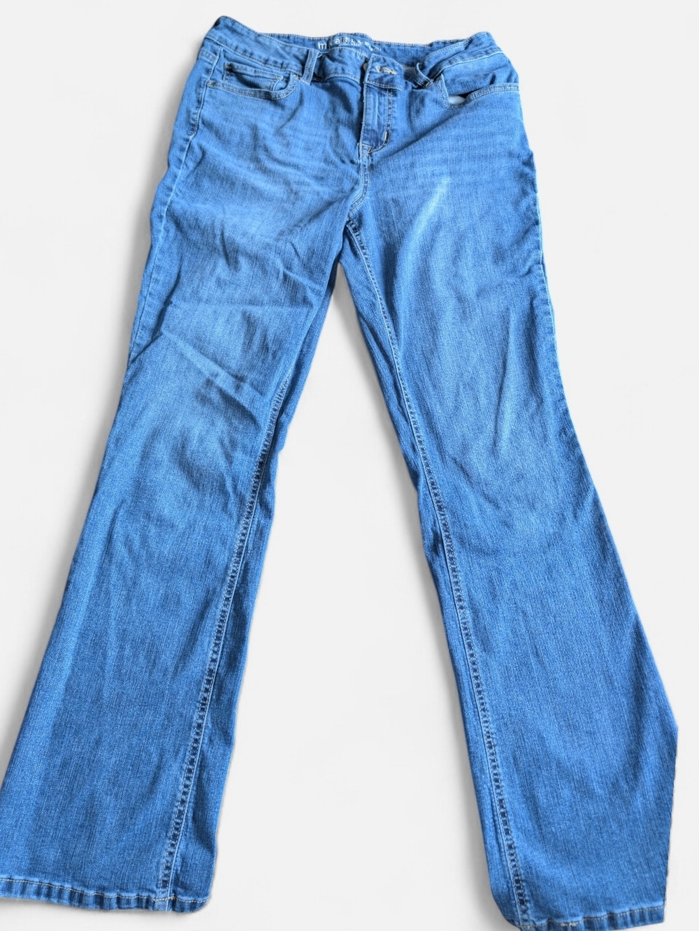 M Jeans By Maurices Blue Straight Leg Women's Jeans 14 long